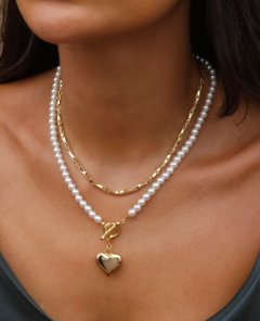 CHOKER DE PÉROLAS COM FECHO TRAVA - comprar online