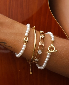 PULSEIRA DE PÉROLA COM FECHO TRAVA - comprar online