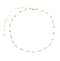 CHOKER CORRENTE DE PÉROLAS