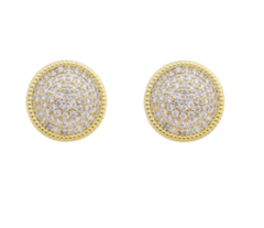 CONJUNTO PAVÊ REDONDO COM ZIRCÔNIAS - comprar online
