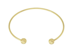BRACELETE ARO LISO COM BOLAS