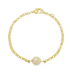 PULSEIRA ELOS E PÉROLA BARROCA - comprar online