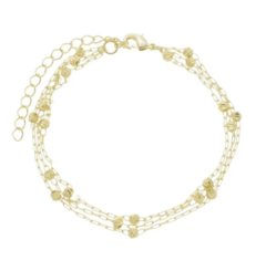 PULSEIRA TRIPLA COM BOLINHAS