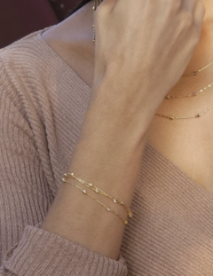PULSEIRA TRIPLA COM BOLINHAS - comprar online