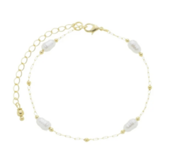 PULSEIRA COM PÉROLAS OVAIS