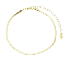 PULSEIRA MALHA DE FITA NO OURO