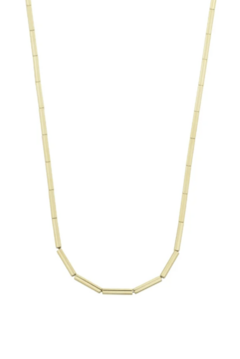 COLAR DE CANUTILHOS LISOS NO OURO