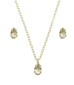 CONJUNTO DE GOTA PEQUENA NO CITRINO - comprar online