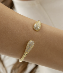 Conjunto Gotas de Luxo - Brinco + Bracelete - loja online