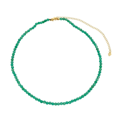 CHOKER DE PEDRAS JADE VERDE