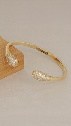 Conjunto Gotas de Luxo - Brinco + Bracelete na internet