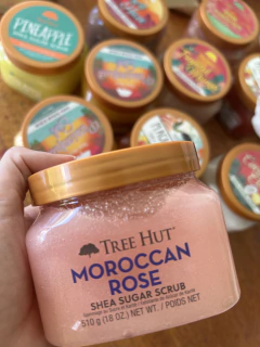 Esfoliantes Tree Hut variados na internet