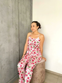 Pijama en satín sandias
