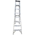 Escalera de tijera MIRLO XG-106B8 alum. 8 peldaños 2.4 mts