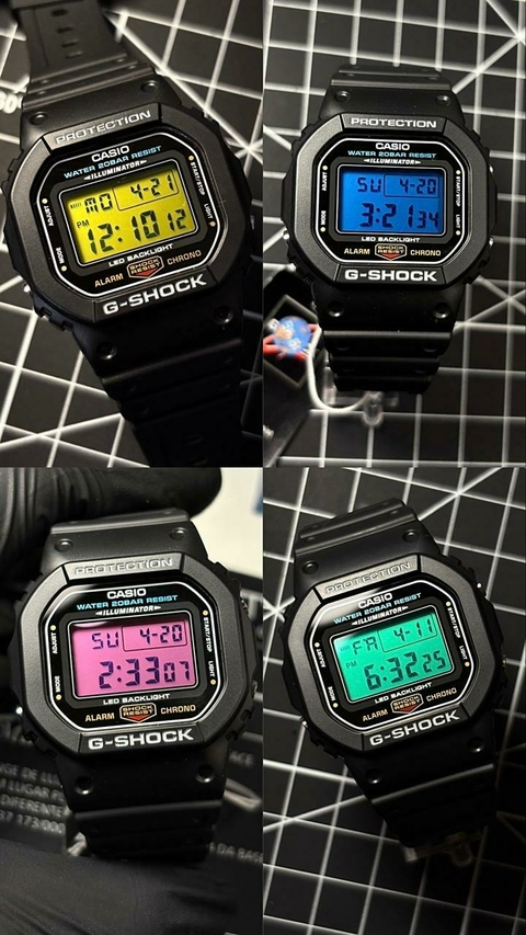 Gshock DW 5600 - Diversas Cores
