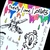 Plancha de stickers SELF TITLED - comprar online