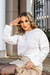 Blusa Feminina Moda Tricot Blusa Pérola (DANDARA) - loja online