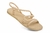 Sandália Rasteira Feminina Papete Injetada Macia e Confortável - P01 Bege (P01-Bege) - comprar online
