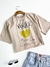 T-shirt Cropped Feminina Estampado Ismênia Ref. 809 (12345670018924153733) - comprar online