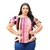 Imagem do Blusa Feminina Ombro A Ombro Casual Crepe Georgette Ciganinha (129bluscigcrepest
