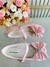 Sapatinho C/ Salto Rosa Verniz Aplique de Lacinho e Strass (2177RR) - comprar online