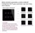 Interruptor Touch Wifi 6 Botões 4x4 - Alexa - Google - REDL STORE4