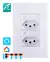 Tomada Dupla De Parede 10a Inteligente Wifi - Alexa E Google - loja online
