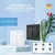 INTERRUPTOR 4X4 COM TECLA FISICA 6 BOTOES ZIGBEE PRETO na internet