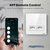 Interruptor Inteligente 4 Botões Touch 2 Tomada wi-fi 4x4 (Preto) - loja online