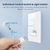 Imagem do Interruptor tomada Zigbee 2 Botoes 1 Tomada Branco IT-ZB-02