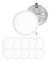 Lampara Luminaria Luz 18w Ajustable 175mm Diametro 10 Piezas