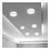 Lampara Panel Led Plafon Sobreponer 30 Cm Luminaria 24w 10pz - Viny Electric