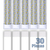 Regleta Tubo Led 50w Doble Led 1.20 M Gabinete Aluminio 30pz