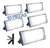 Reflector Led 50w Luminario Exterior Luz Fría 10 Pzs 500w
