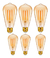 6 pz Foco Vintage Led Edison Bulbo 4w Luz Cálida Oferta E26 - comprar en línea