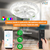 Lampara Ventilador Inteligente Luz Rgb Con Bocina Bluetooth - tienda en línea