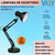 Lámpara De Escritorio Giratoria 360° Con Clip, Base Y Foco - comprar en línea