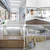 Imagen de Regleta Tubo Led 50w Doble Led 1.20m Gabinete Aluminio Slim Estructura Blanco