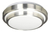 Plafón Decorativo Led Lampara Techo 18w Sobreponer Aluminio Estructura Blanco Frio