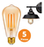 Foco Vintage Led Edison Bulbo 4w Luz Cálida 5 Piezas Oferta - comprar en línea