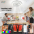 Imagen de Lampara Ventilador Inteligente Luz Rgb Con Bocina Bluetooth
