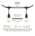 2pzs Set De Extensión Luces Led Focos Vintage 24 Enchufes - comprar en línea