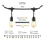 Set De Extensión Luces Led Focos Vintage 12 Enchufes Serie en internet