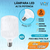 Foco Led 20w Alta Potencia Tipo Bala Luz Blanca Ó Cálida en internet