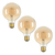 Foco Edison Led Globo G95 Ámbar Luz Cálida Vintage 4w E26
