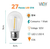 27 Bombillas Led Vintage Cálido 1w E26/e27 2200k Repuesto - comprar en línea