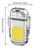 Mini Linterna Muy Potente Camping Caza + Encendedor Usb !! Linterna Negro Luz Blanco - comprar online