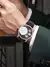 Relógio de quartzo de pulseira destacável TOMI masculino, conjunto combinado c