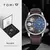 Relógio de quartzo de pulseira destacável TOMI masculino, conjunto combinado c - ZP store