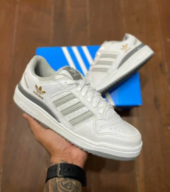 Forum Low 84 ADV -Cinza Branco